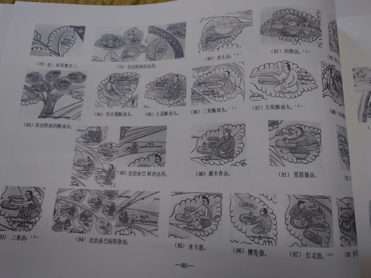 ◇四部医典系列挂図全集◇チベット医学書◇サンスクリット中国の通販は