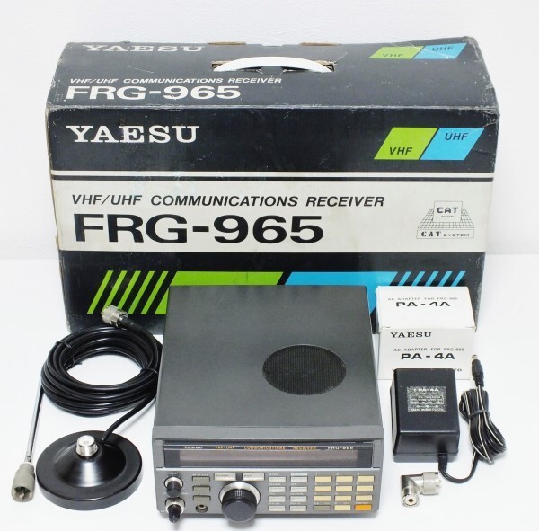 ジャンク扱いで YAESU FRG-965 受信機 ジャンク扱いで YAESU FRG-965