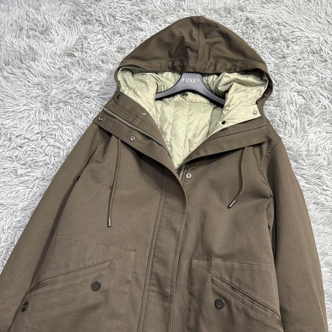 極美品セオリー 定価11万 モッズコート 3way ダウンライナー付き