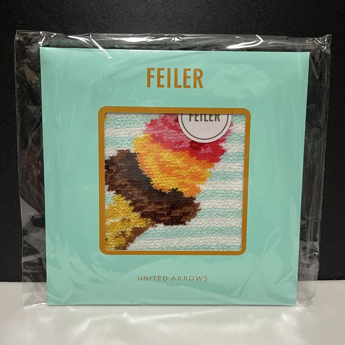 新品 UA 別注 FEILER フェイラー ICE CREAM ハンカチ タオルハンカチ