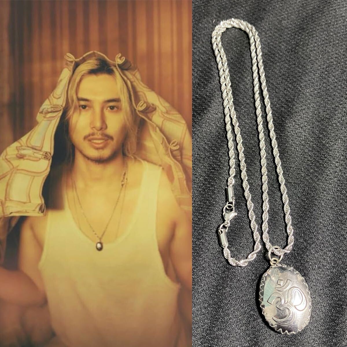 希少 送料無料 藤井風 着用 同モデル ペンダント ネックレス