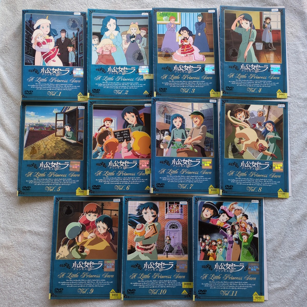 小公女セーラ (全11巻) ＋ 世界名作劇場 完結版 (1巻) アニメ