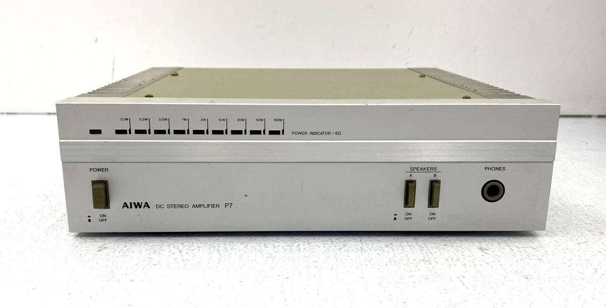 アイワ DC S‐P7 パワーアンプ stereo チューナーS₋R7セット 動作品