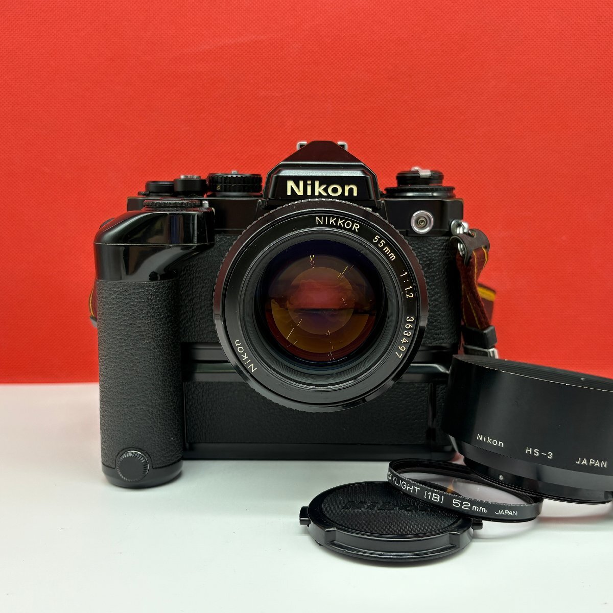 Nikon FE2 50mm、55mmマクロ、24mmレンズ付 防湿庫保管品 防湿庫保管品