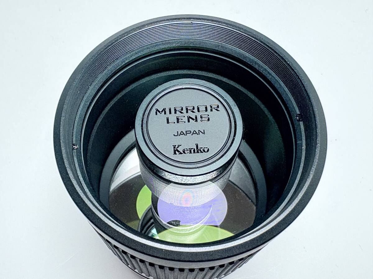フード付き Kenko MIRROR LENS 400mm F8 NⅡSONY