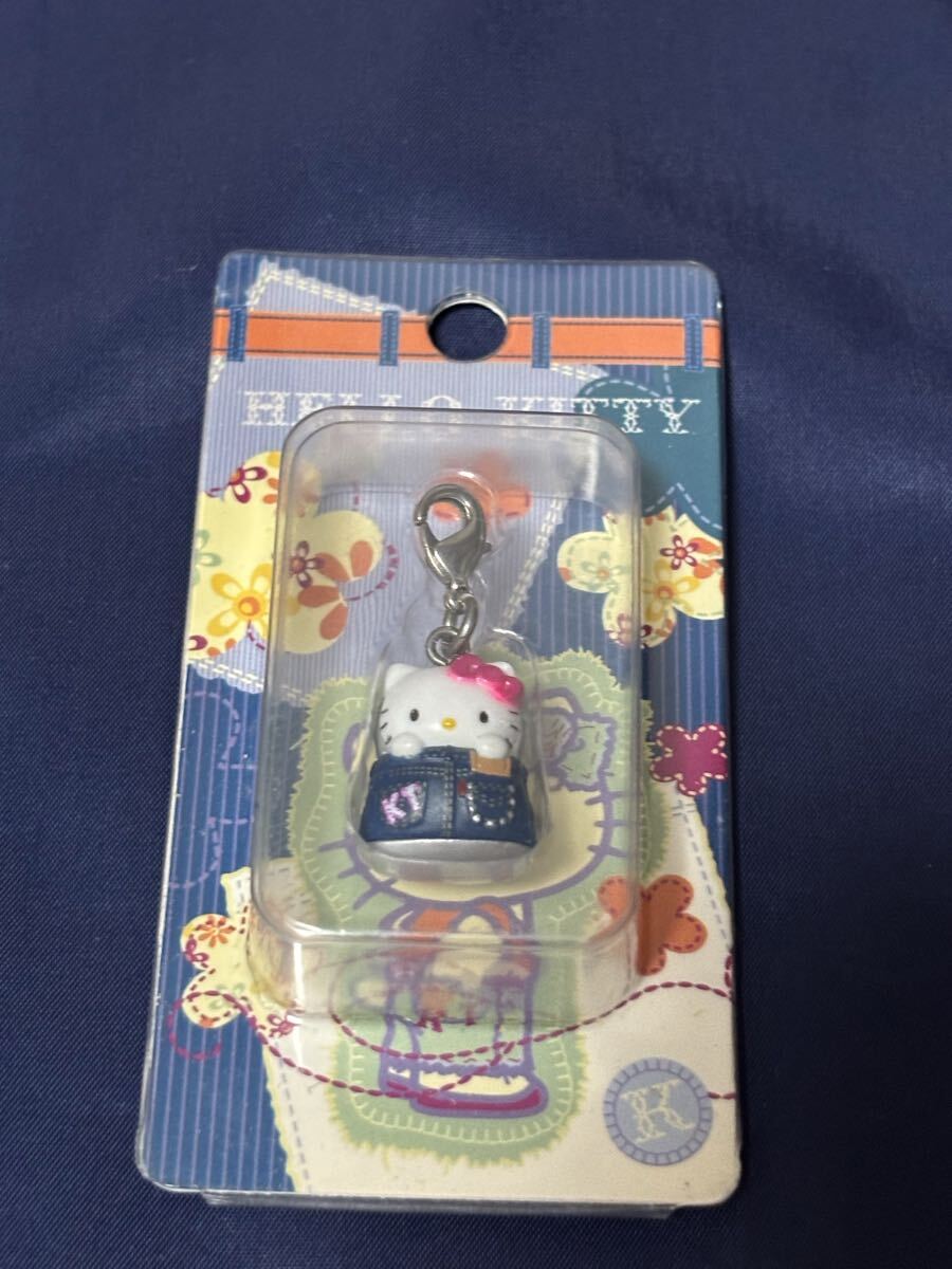 ハローキティ ファスナーマスコット デニム ハローキティ ファスナー