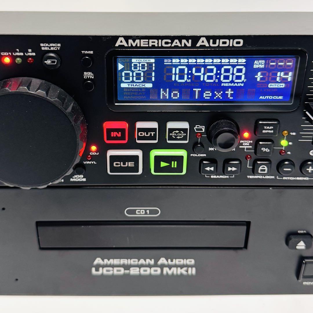 AMERICAN AUDIO アメリカンオーディオ デュアルCDプレーヤー UCD-200