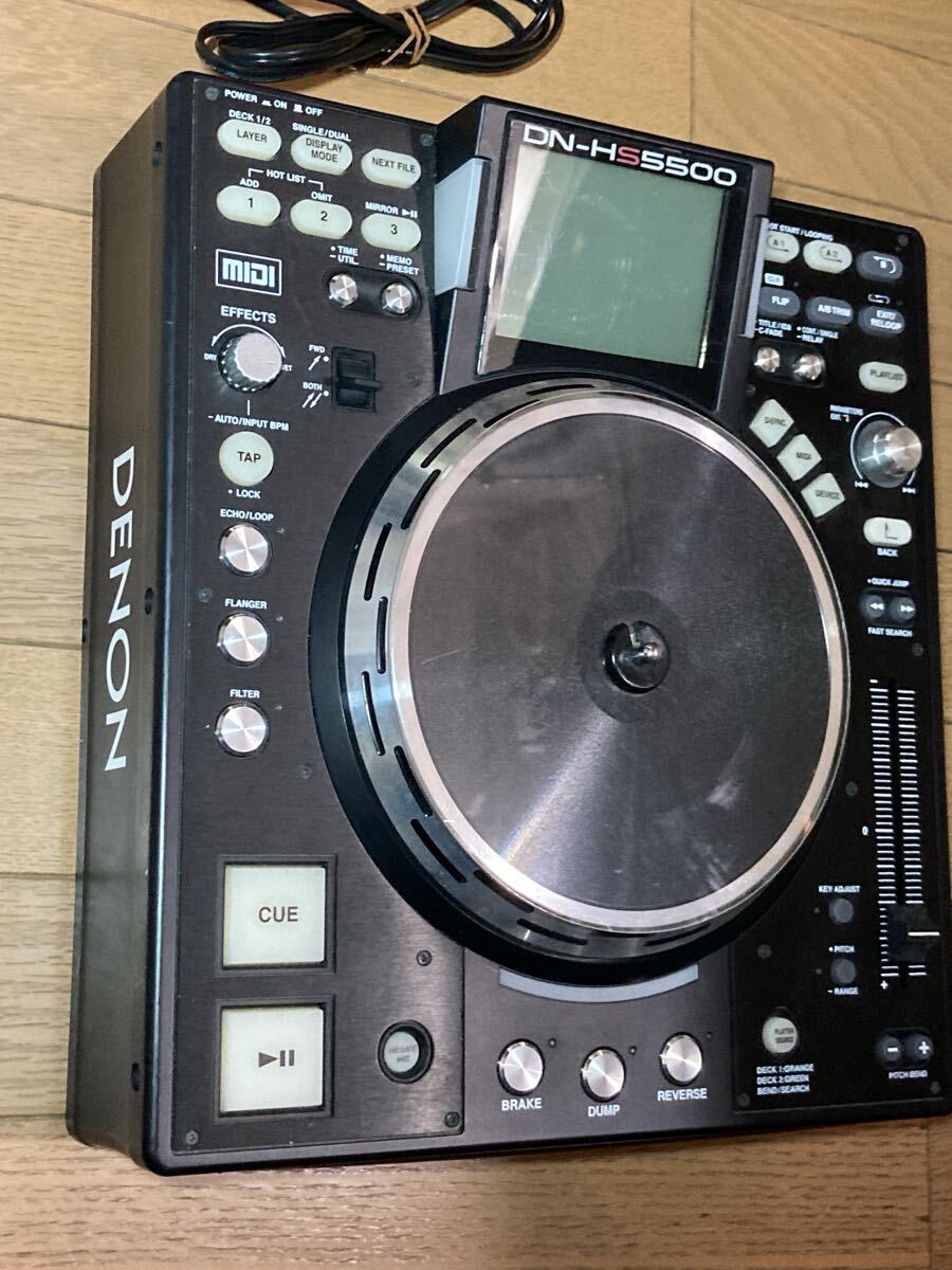 レア DENON ターンテーブルメディアプレーヤー DN-HS5500 DJ機材 レア
