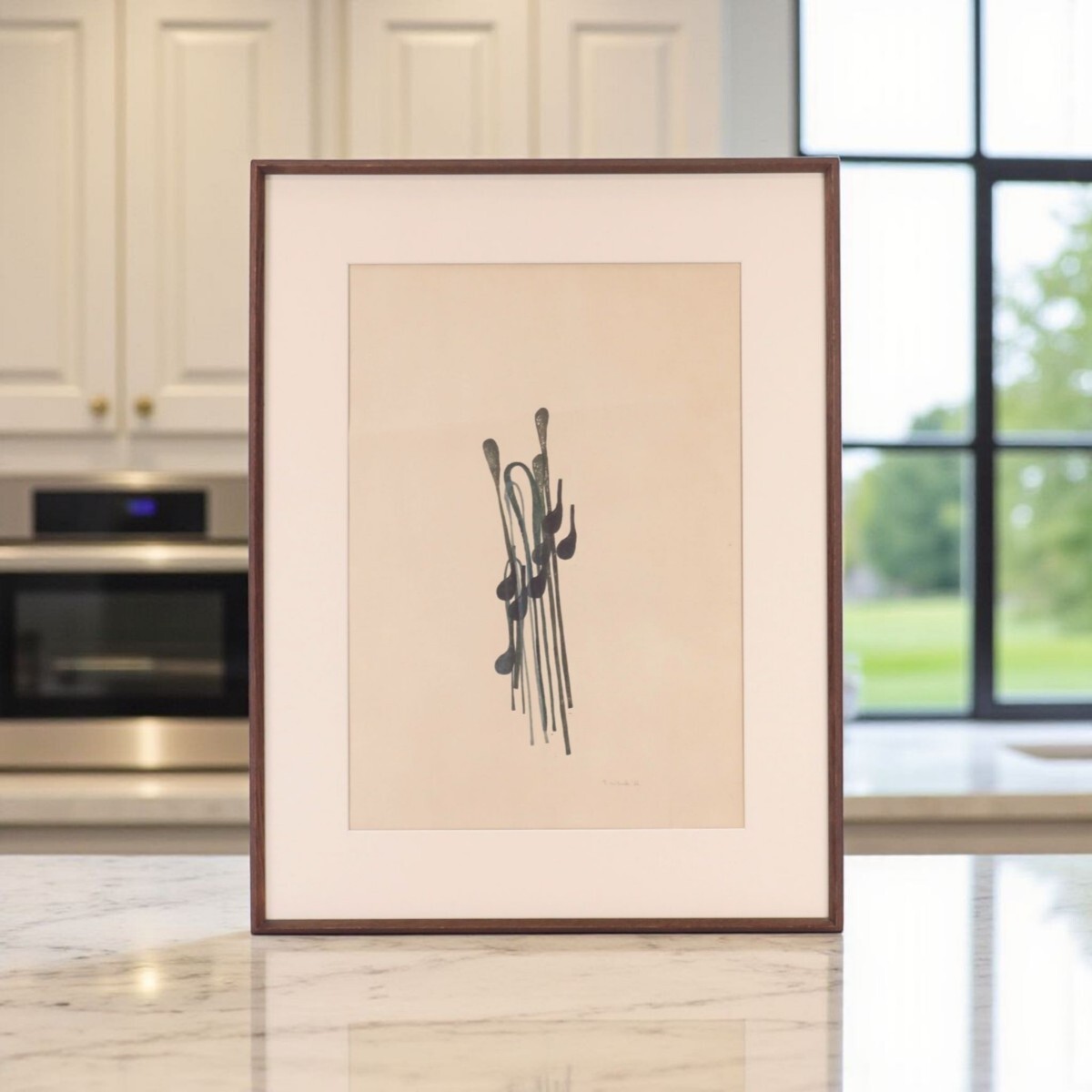 真作】絵画 五十嵐清徳 日本画8号 朝顔 涼やかな夏の景色 夏