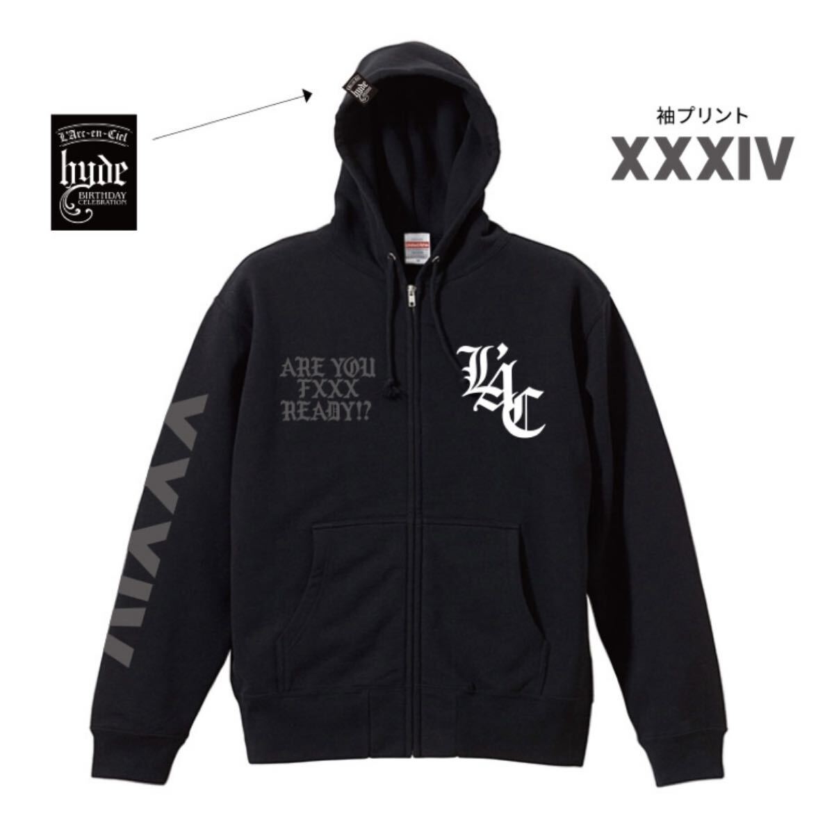 新品即決 L'Arc-en-Ciel LIVE 2025 hyde BIRTHDAY -hyde誕生祭-LACロゴ