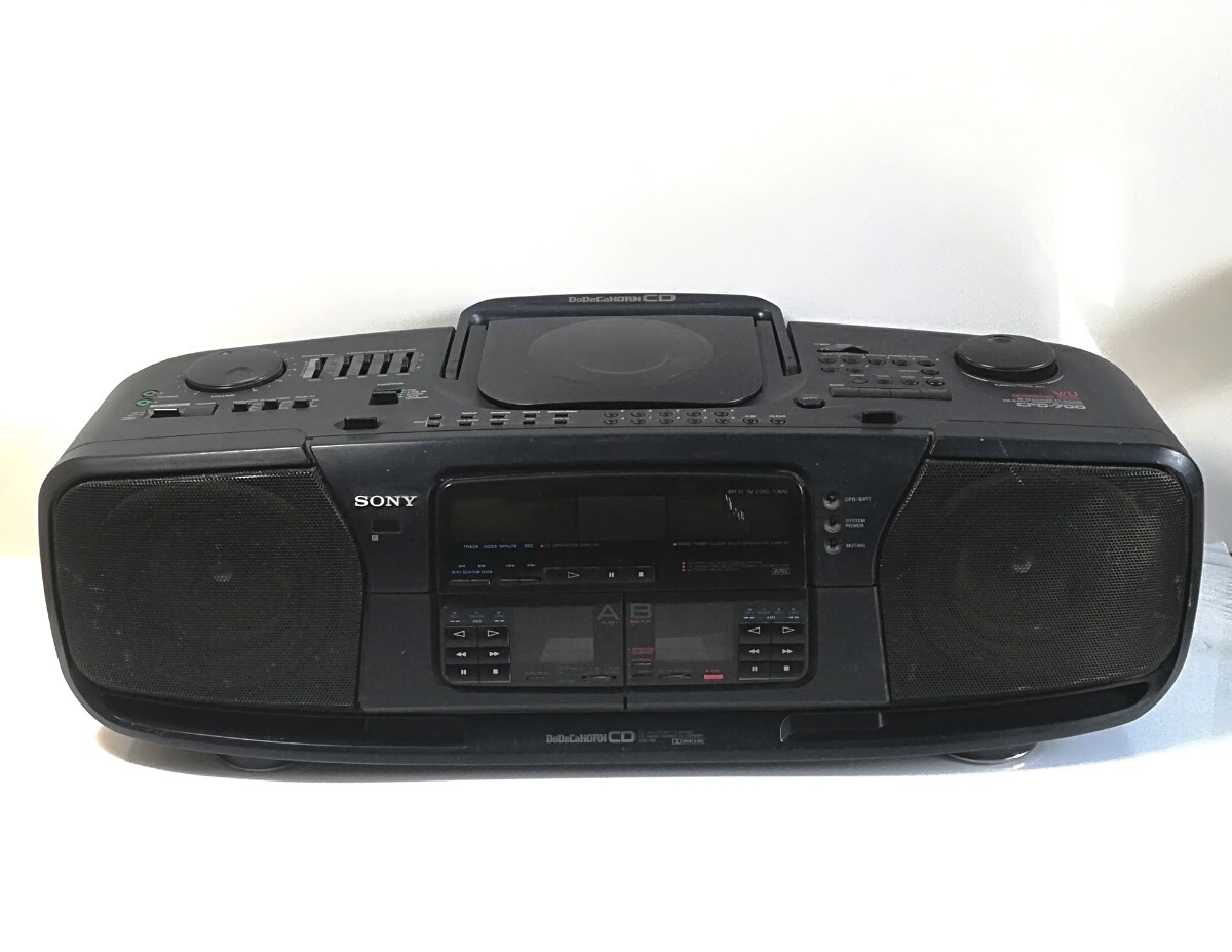 SONY ソニー DoDeCaHORNドデカホーンCDラジカセ CFD-700｜Yahoo!フリマ