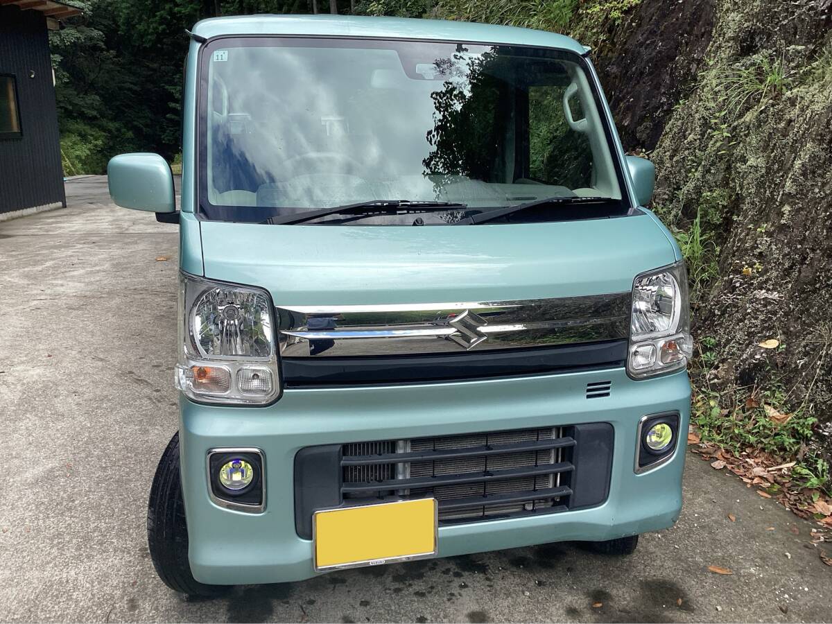 Yahoo!オークション - スズキ エブリイワゴン ターボ 4WD AT 車検有 エ