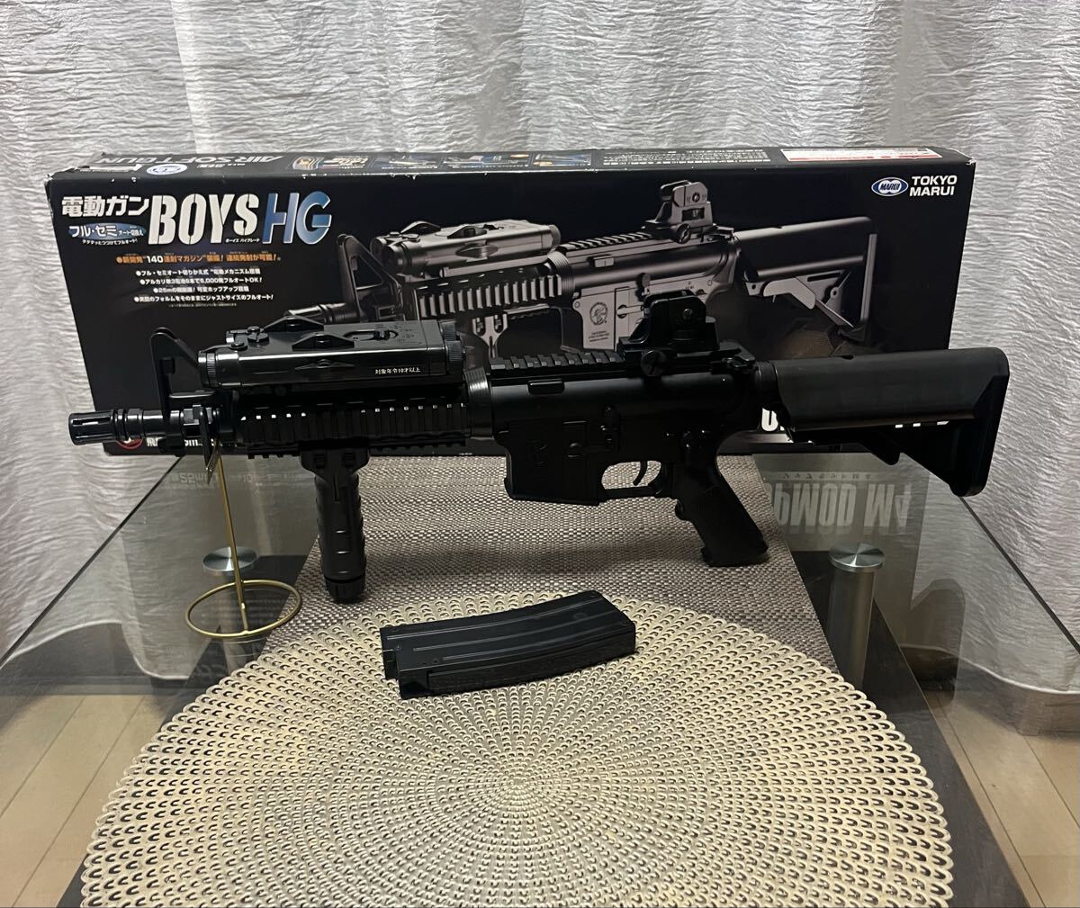 美品 東京マルイ カスタム品 SOPMOD M4 化粧箱 予備マガジン付き 美品