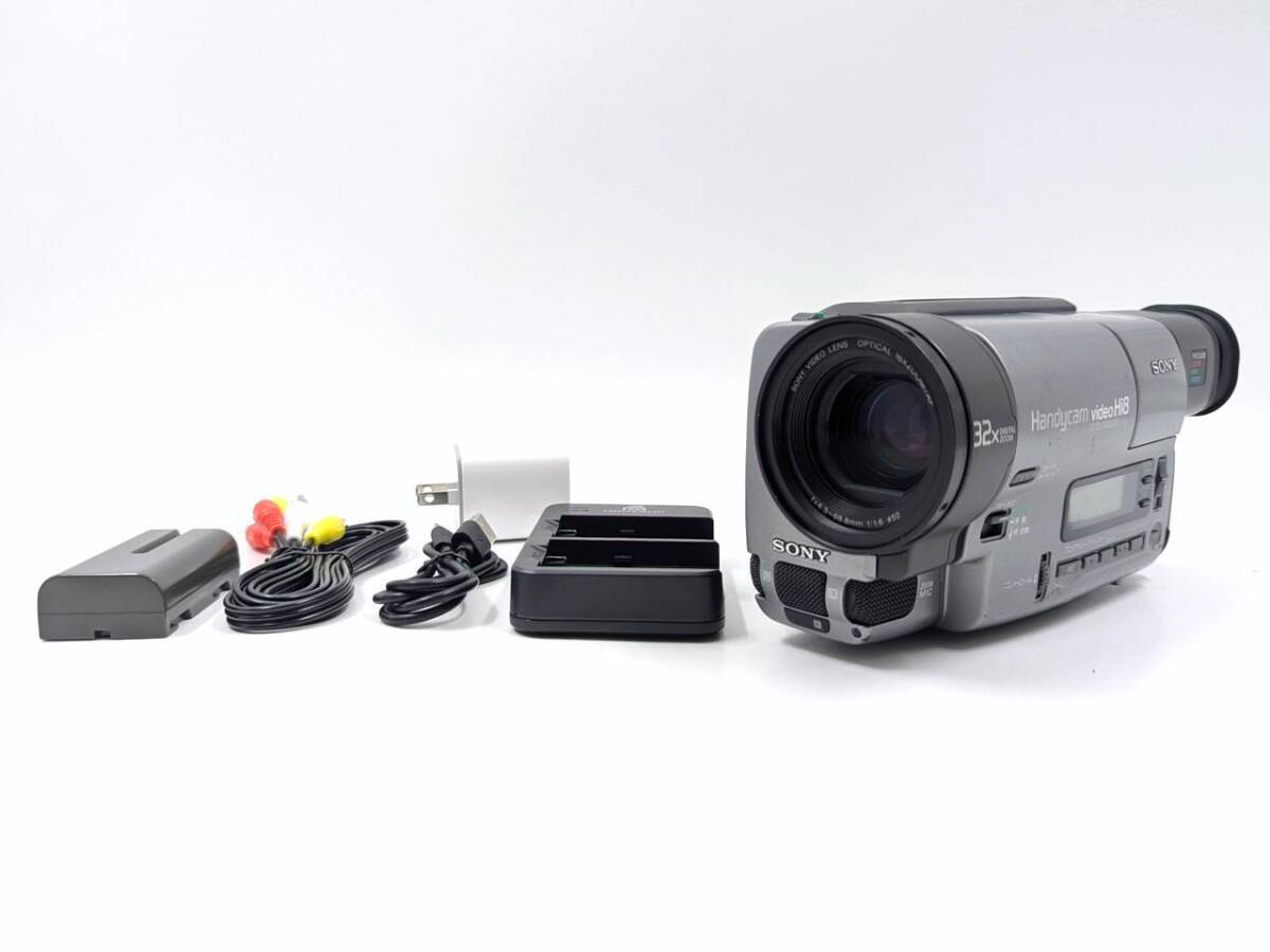 8mmテープのダビングに！ SONY ビデオカメラ CCD-SC55 03