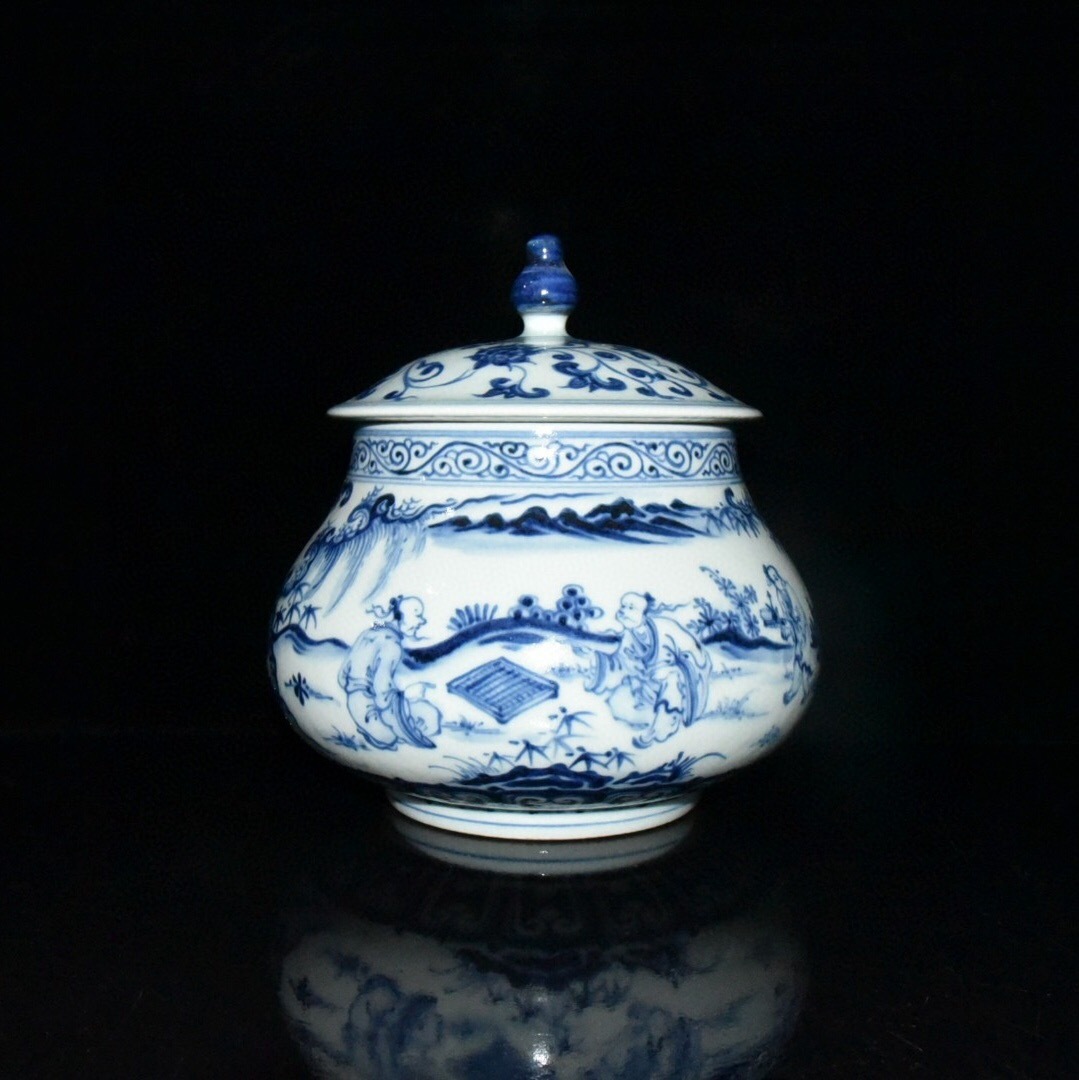 BK304 江戸期 肥前焼 古伊万里 大明成化年製 牡丹鳳凰角切刺身鉢 37