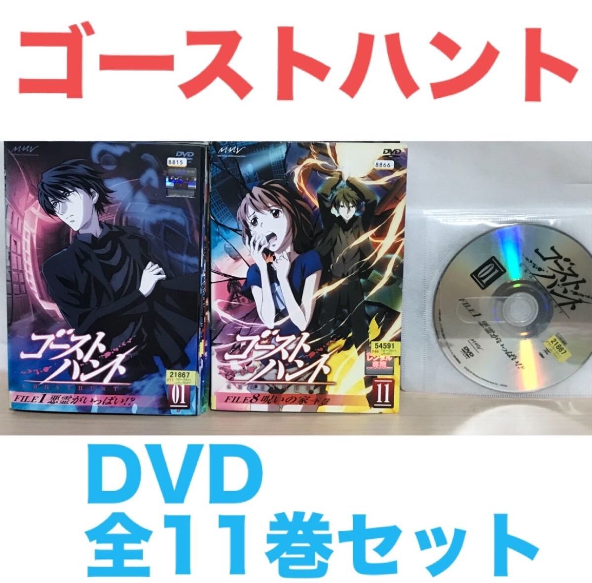 アニメ『ゴーストハント』DVD 全11巻セット 全巻セット 送料無料 匿名