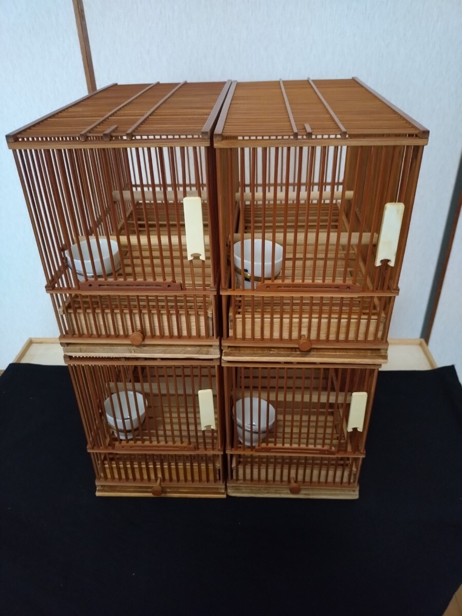 新品 未使用 メジロカゴ 3個セット （カゴのみ） 昭和 レトロ 鳥かご