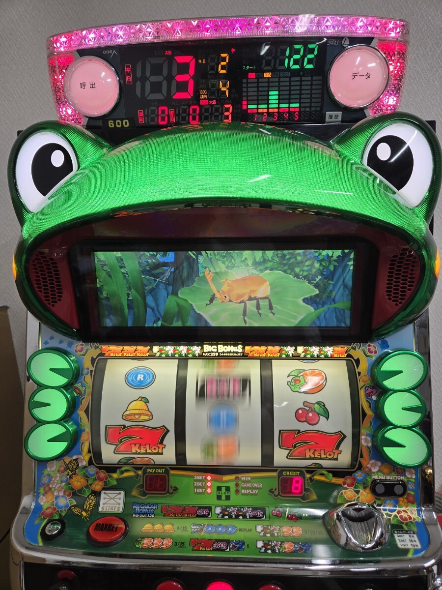 ケロット2 不要機付き！ケロット2 コイン不要機付き パチスロ実機