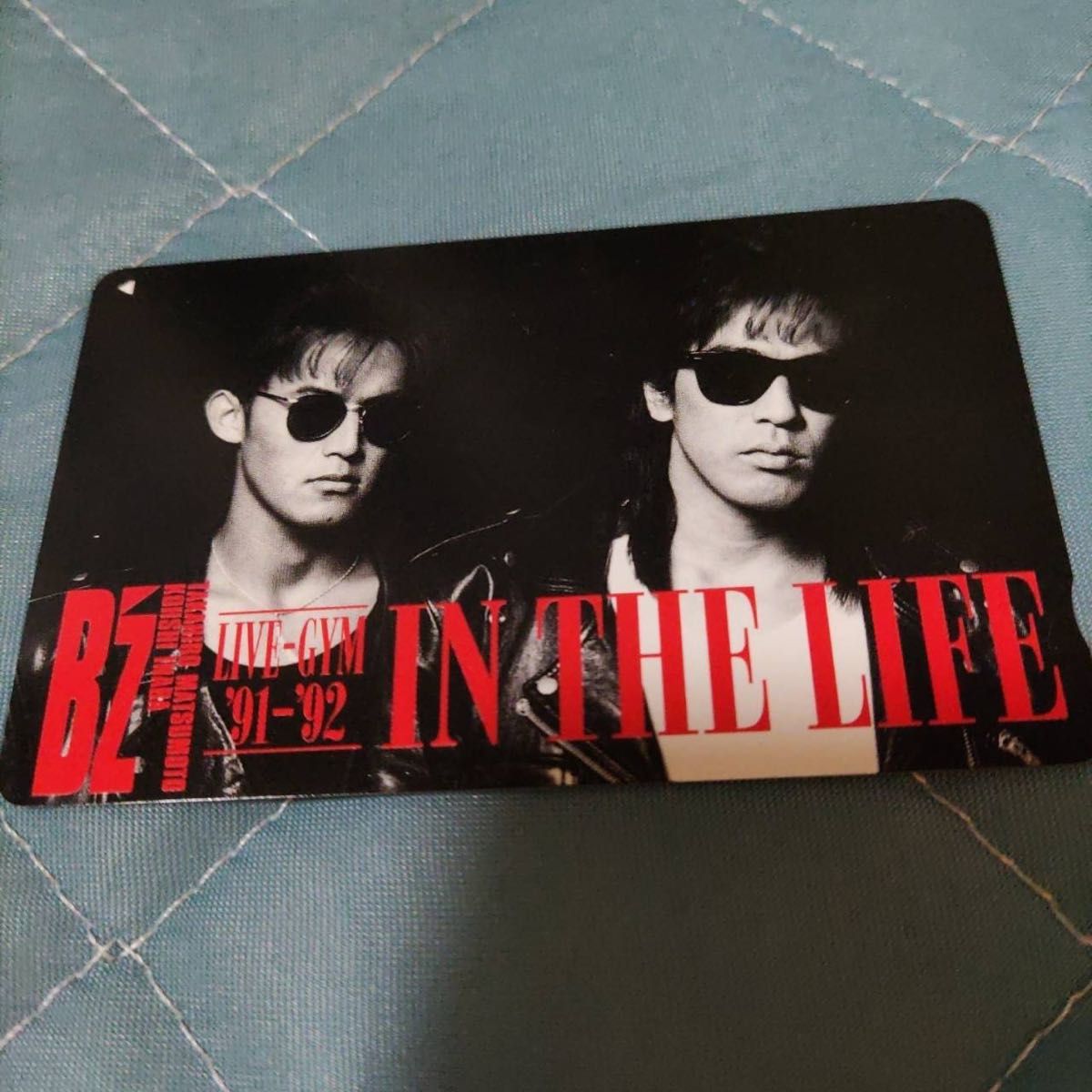B'z LIVE-GYM Pleasure '92 TIME IN THE LIFE テレカ カードケース 4個