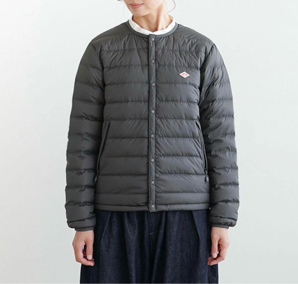 DANTON ダントン インナーダウン グレー S インナーダウンジャケット