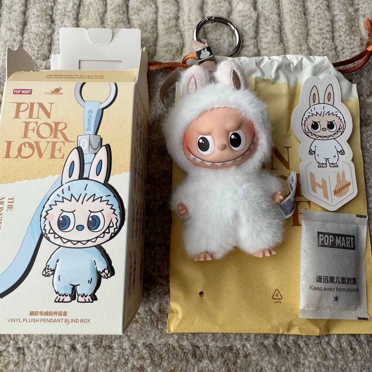 H】ラブブ ぬいぐるみ イニシャル PIN FOR LOVE 正規品 ラブブ｜Yahoo