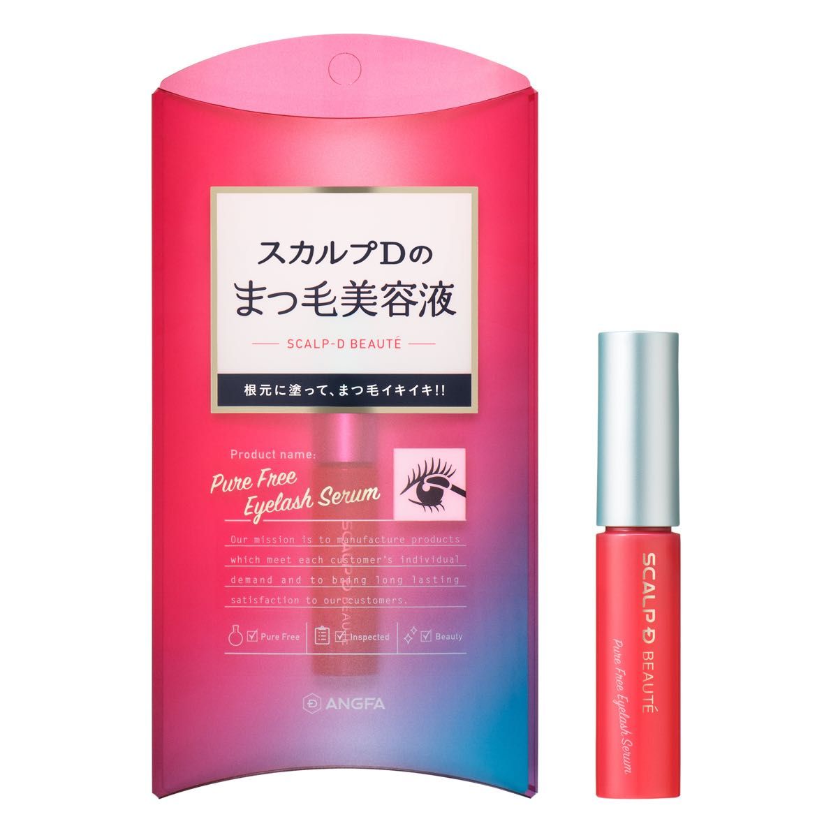 ANGFAアンファースカルプDまつ毛美容液6ml【新品】｜Yahoo!フリマ（旧