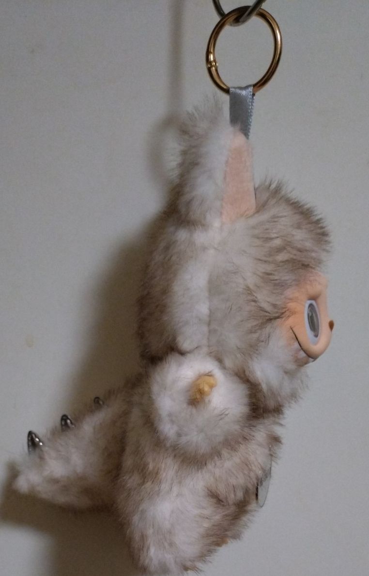 ジモモ 海外限定 ぬいぐるみキーホルダー チョコレート ふわふわ