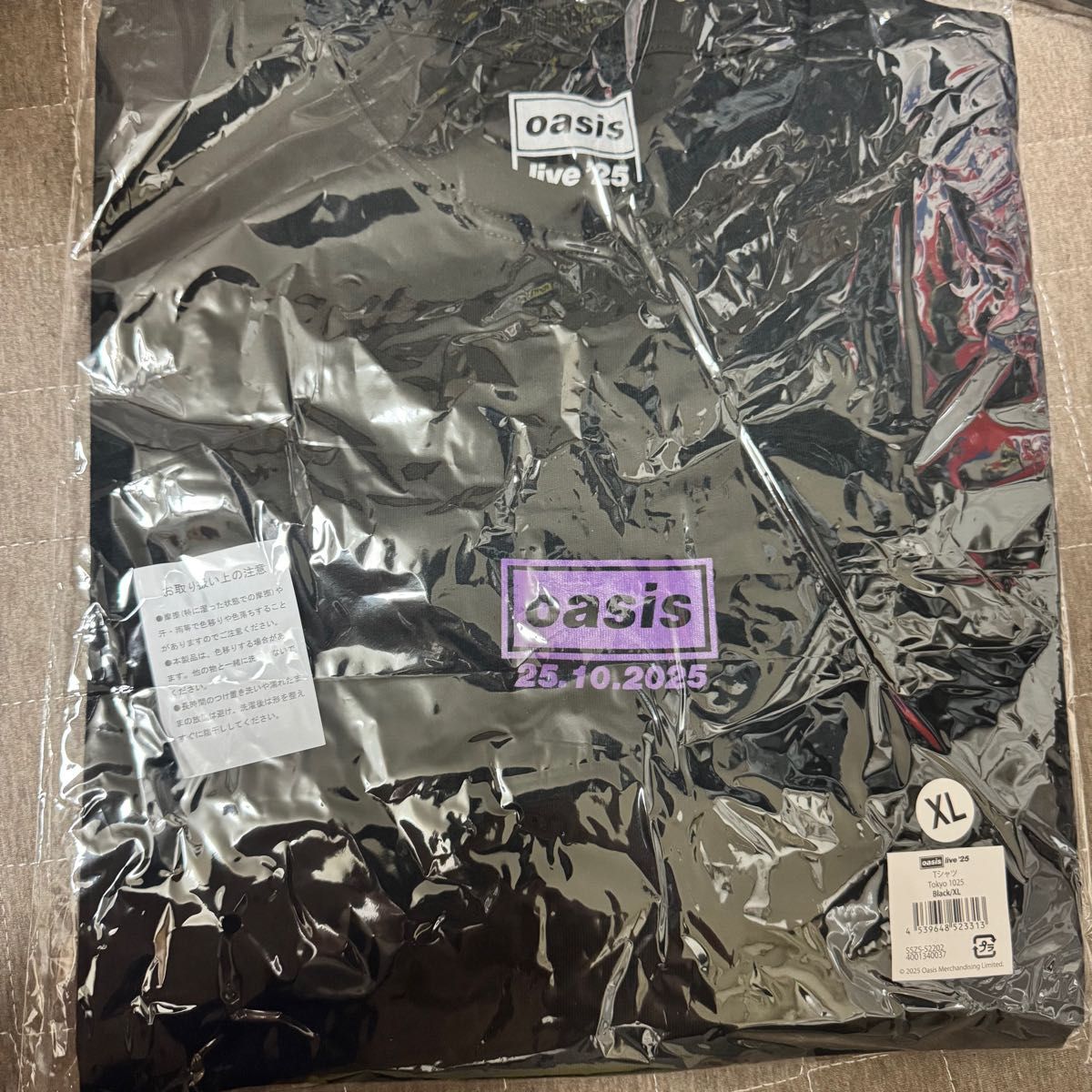 限定】oasis オアシス Tシャツ 東京ドーム グッズ 「TOKYO1025/1026