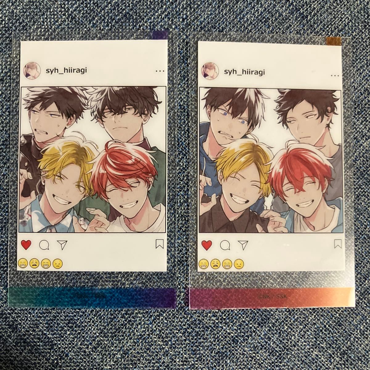 新書館 ギヴン展 キヅナツキ クリアシート SNS風 クリアカード 2枚