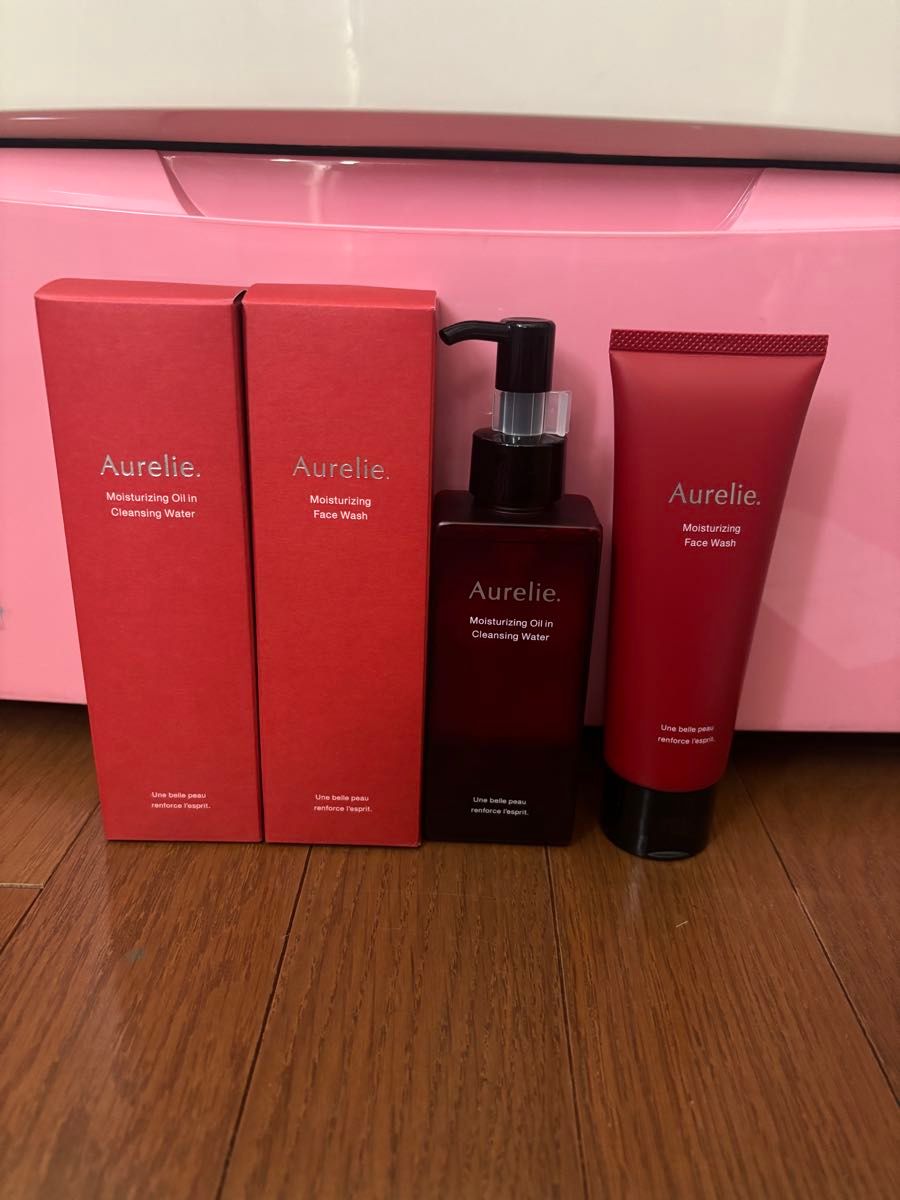 Aurelie クレンジングウォーターとフェイスウォッシュ 4本セット