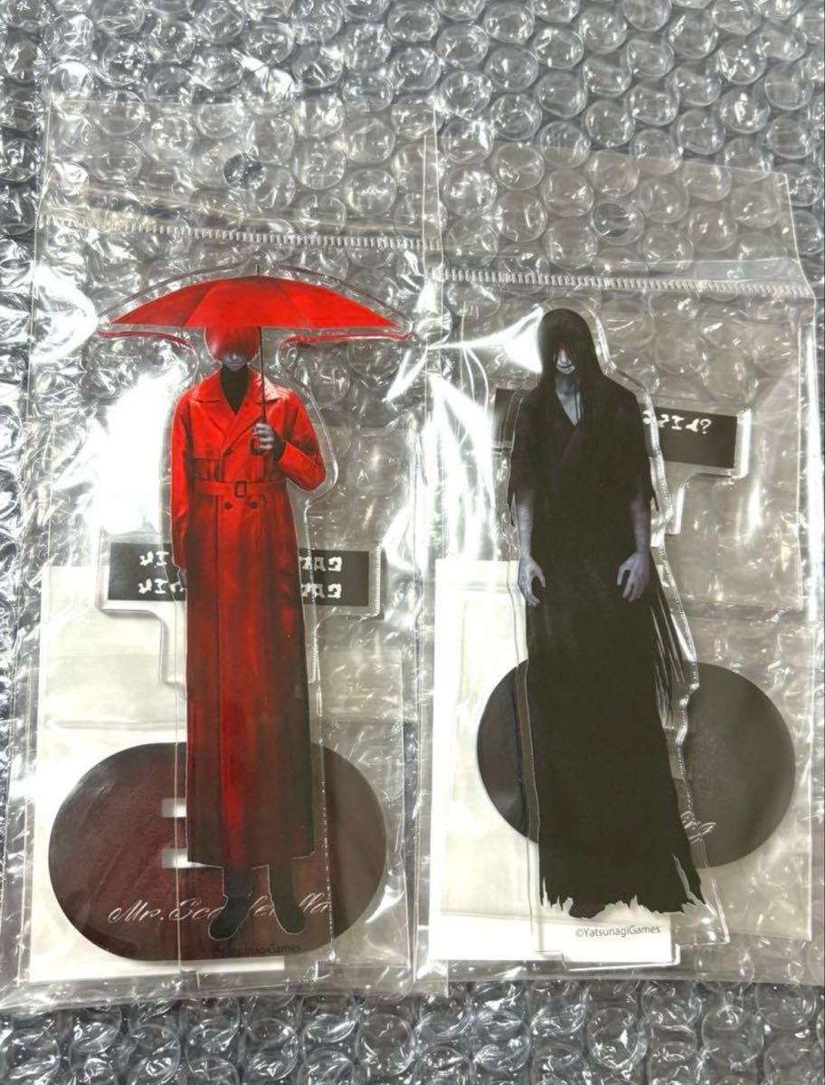 文字化化 ポップアップショップ アクリルフィギュア 赤い傘の男・這い