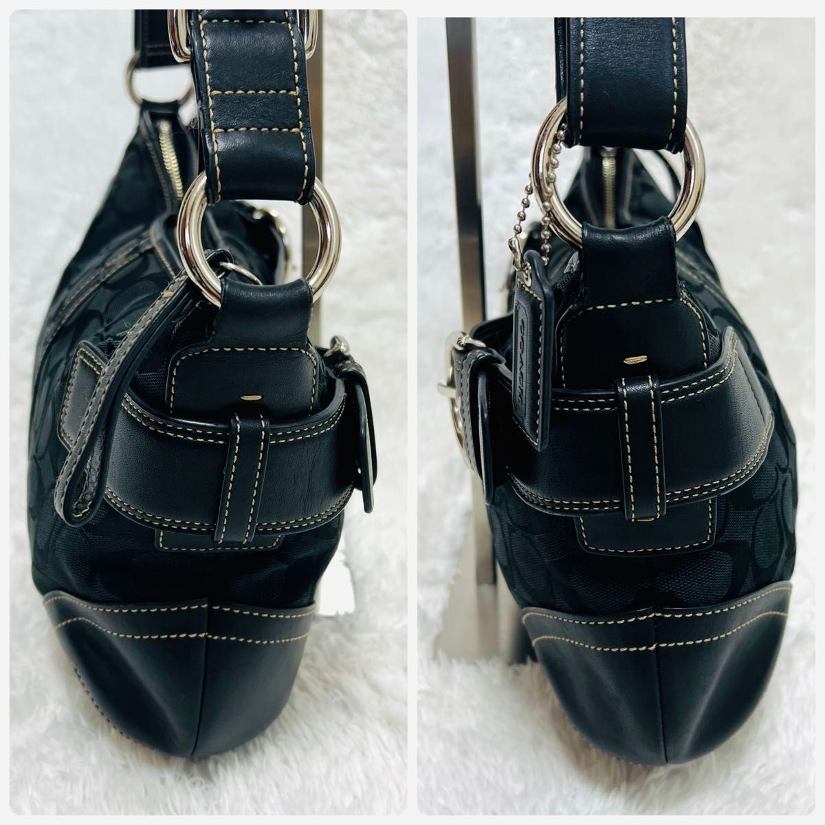 COACH コーチ シグネチャー ショルダーバッグ F07077 2way｜Yahoo