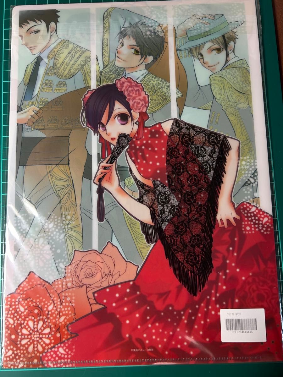 桜蘭高校ホスト部 カフェ 書き下ろしクリアファイルセット A4サイズ