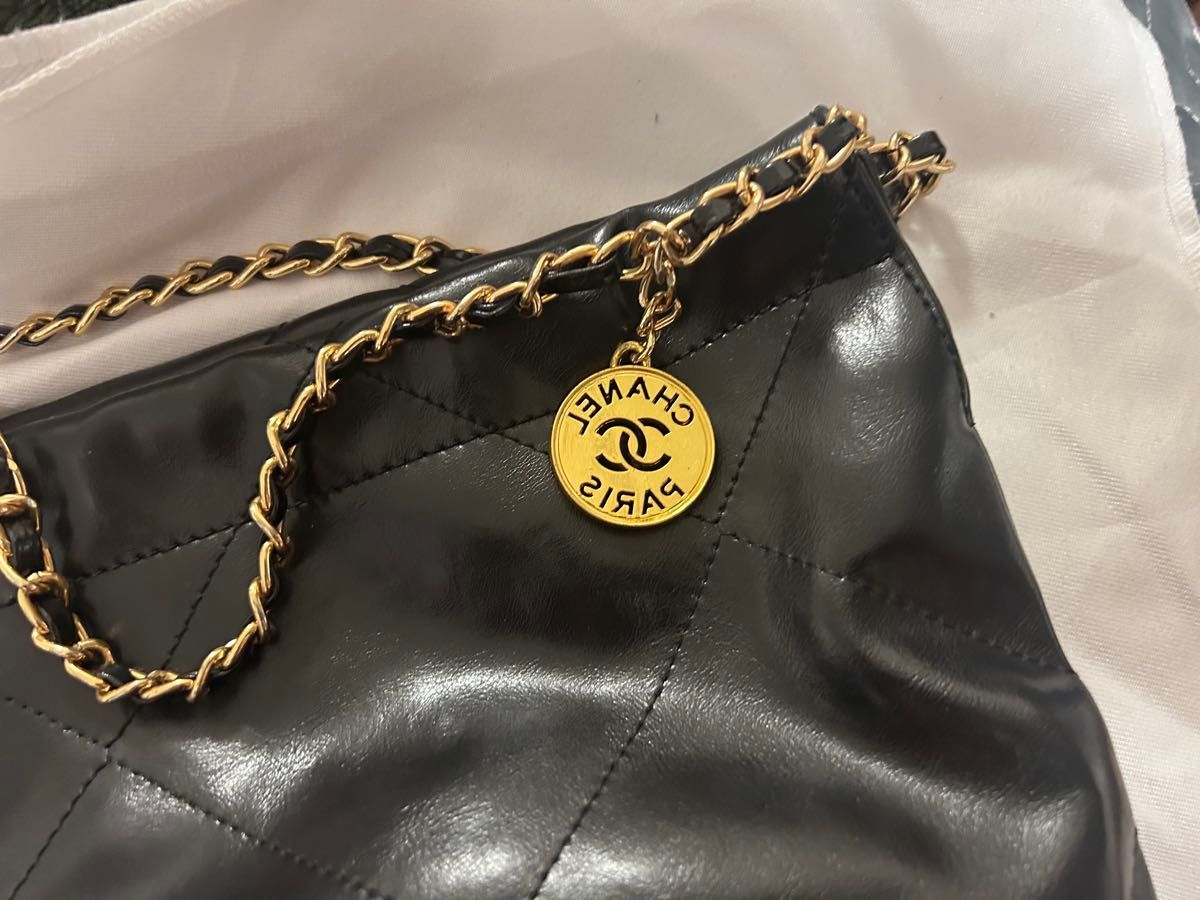 CHANEL シャネル22 ブラックハンドバッグ ノベルティ｜Yahoo!フリマ