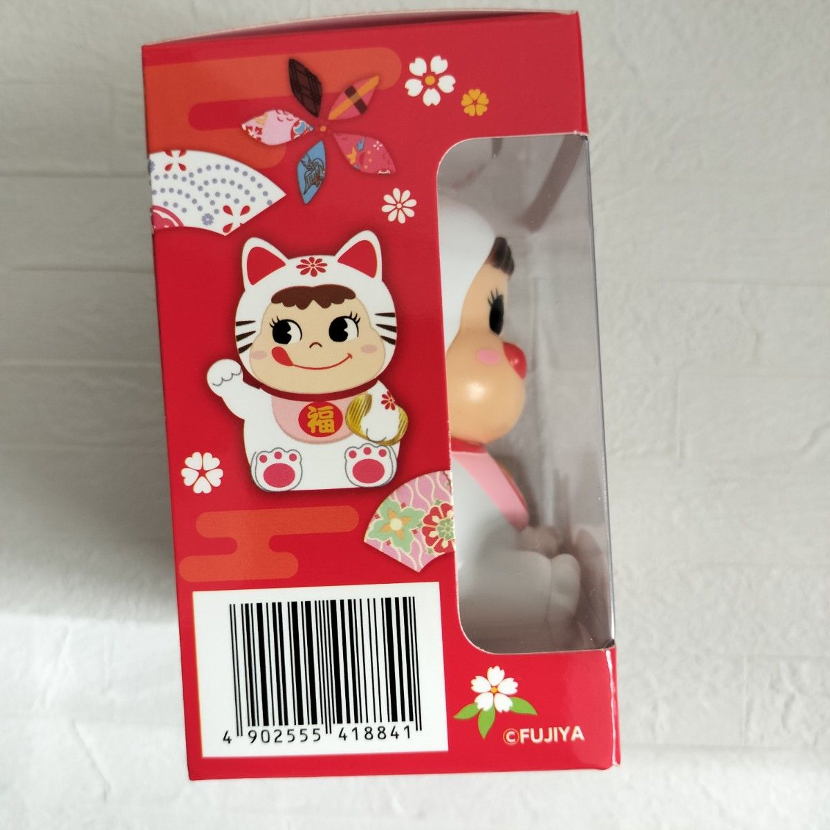 不二家 まねきペコちゃん 紅白ペアセット 招き猫風 人形不二家 ペコ