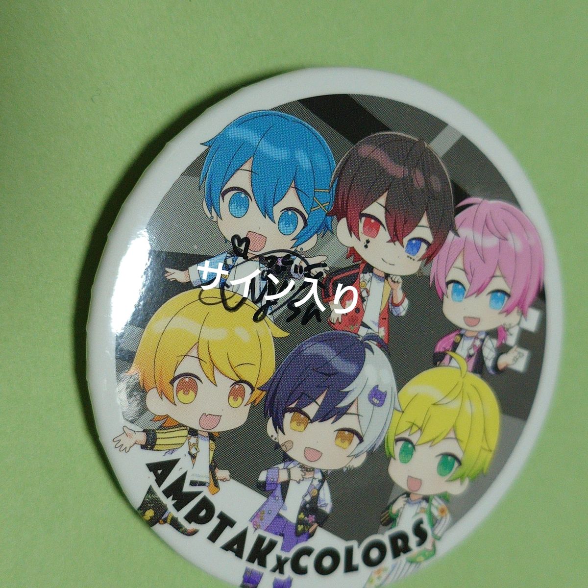 サイン入り】缶バッジ AMPTAK COLORS アンプタック ちぐさくん｜Yahoo