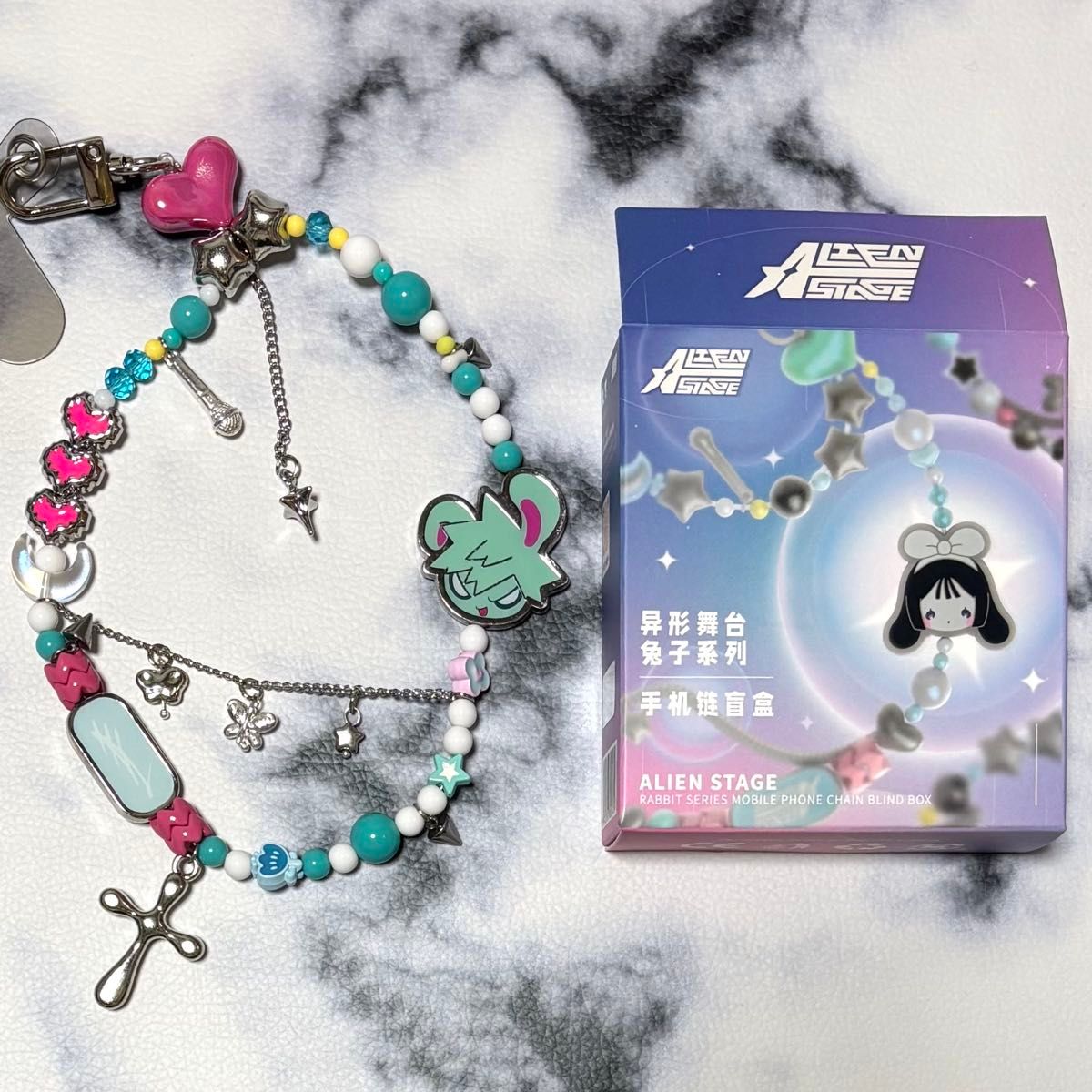 alienstage イヴァン ティル ストラップ スマホチェーン 兎 alienstage