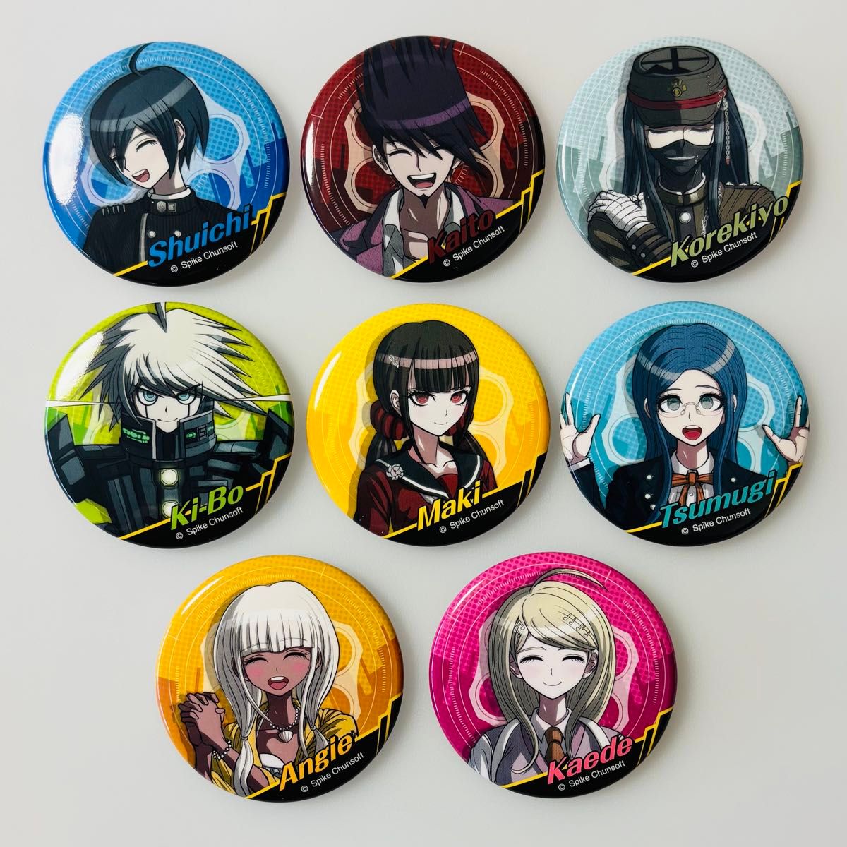 ニューダンガンロンパV3 キャラバッジコレクション Vol 1 全8種セット