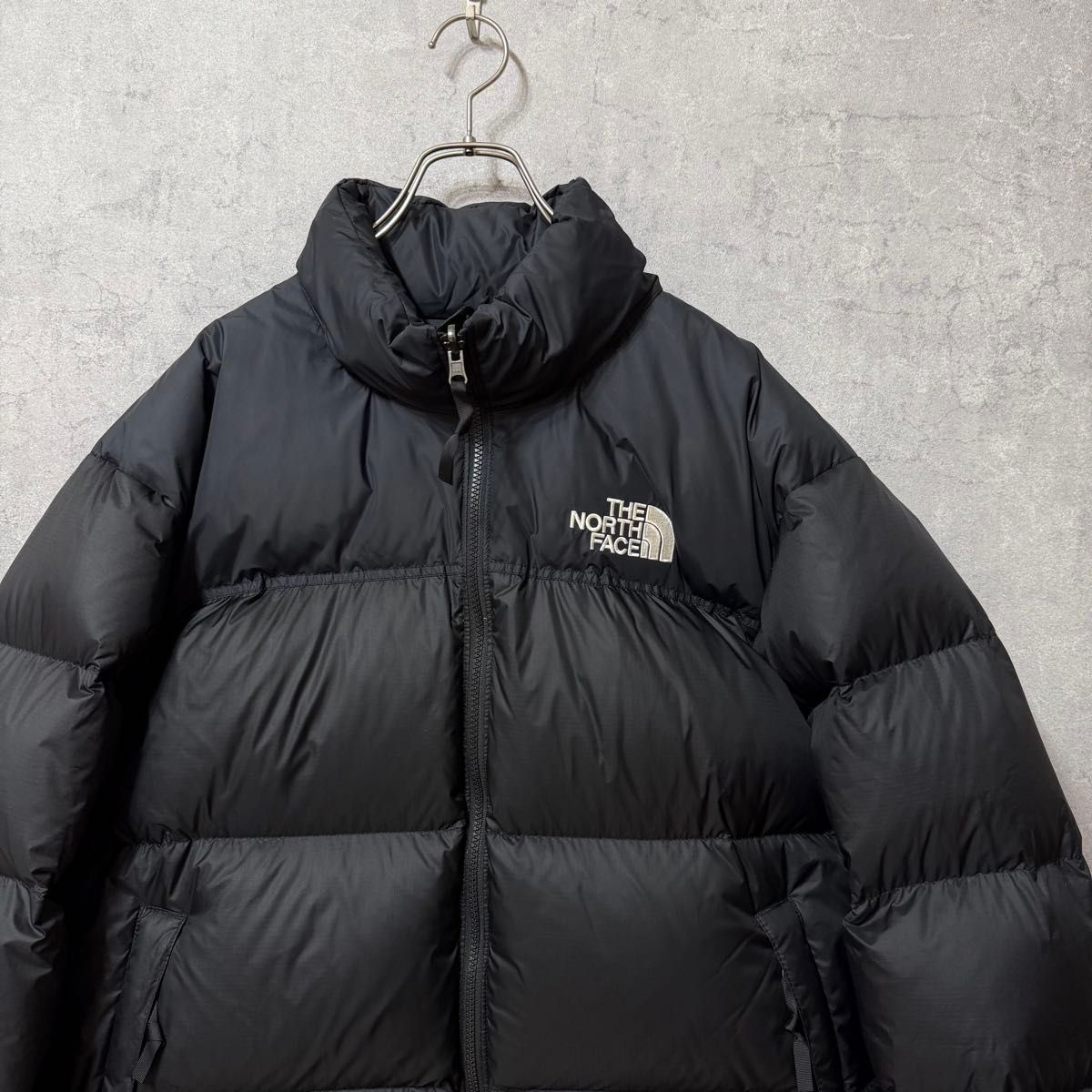 美品 ノースフェイス USタグ ヌプシダウンジャケット ブラック L 99