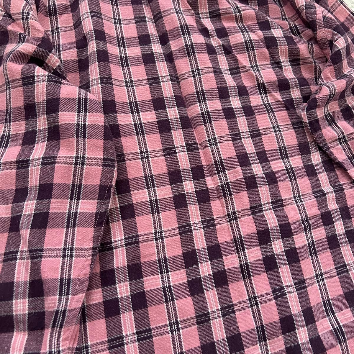 OLD UNIQLO オールドユニクロ ピンク フランネルシャツ チェックシャツ