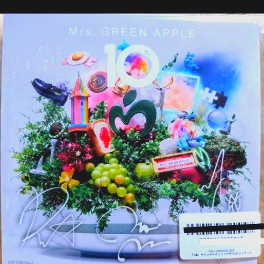 Mrs GREEN APPLE 10 サインデータ入りアナザーCDジャケット｜Yahoo