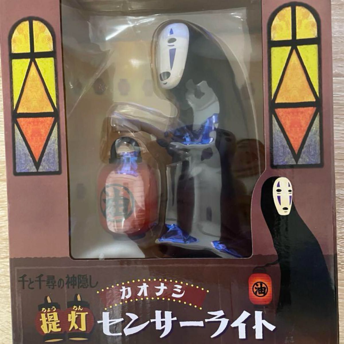 ジブリ 千と千尋の神隠し カオナシ センサーライト 提灯 新品｜Yahoo