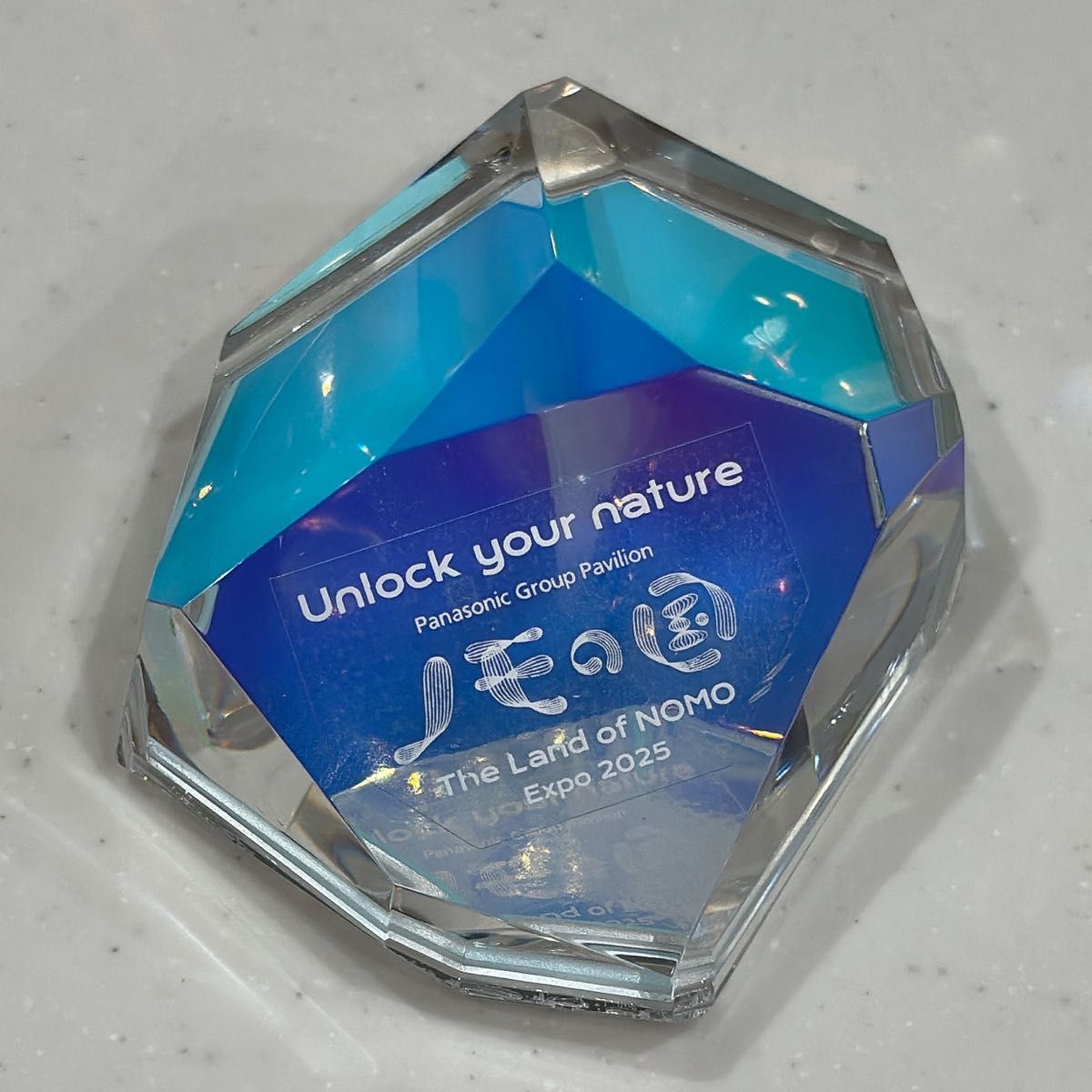 非売品】大阪万博 Panasonic ノモの国 パビリオン クリスタル 結晶