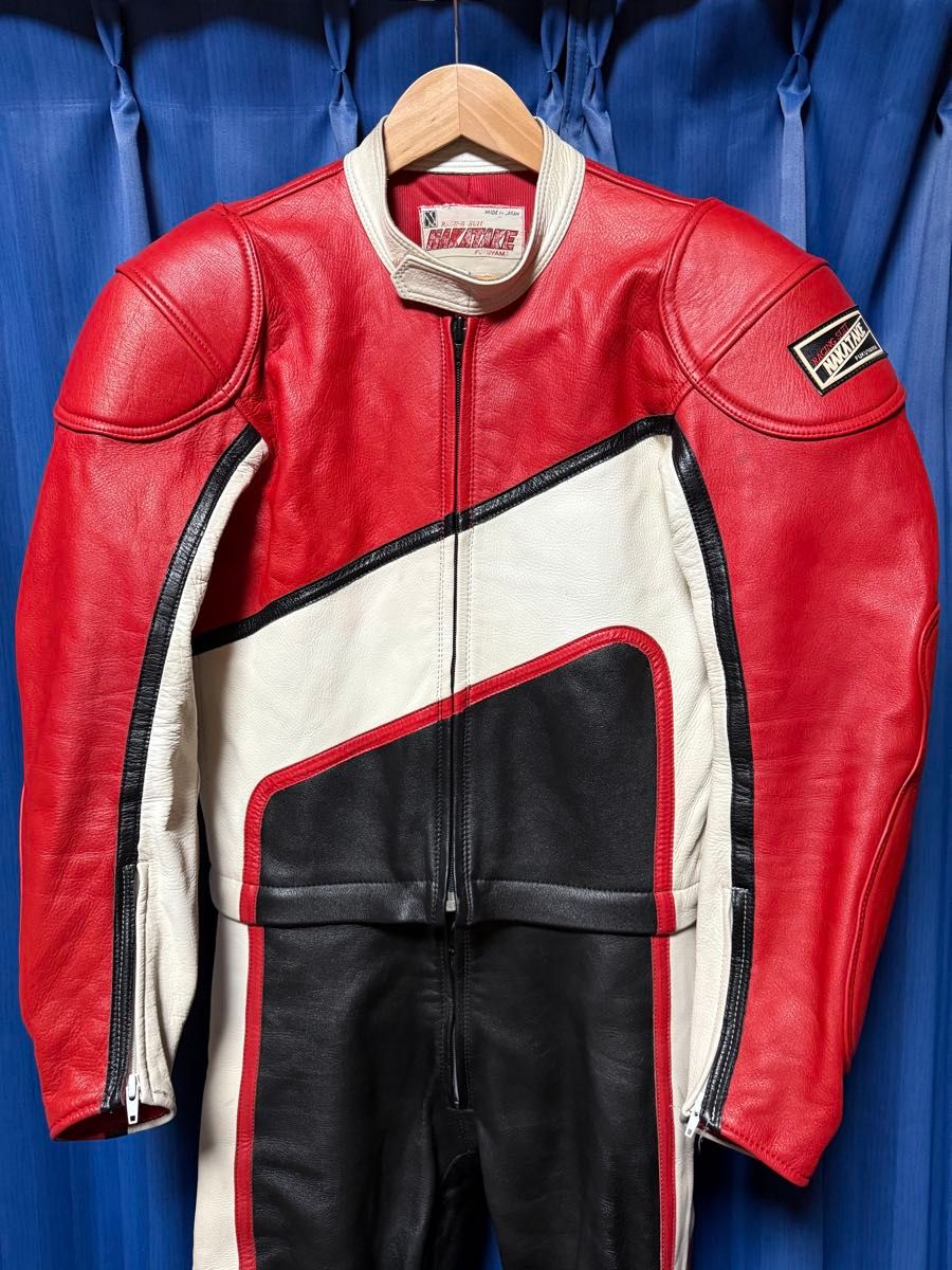 NAKATAKE ナカタケ 本革 革ツナギ セパレート レーシングスーツ LL