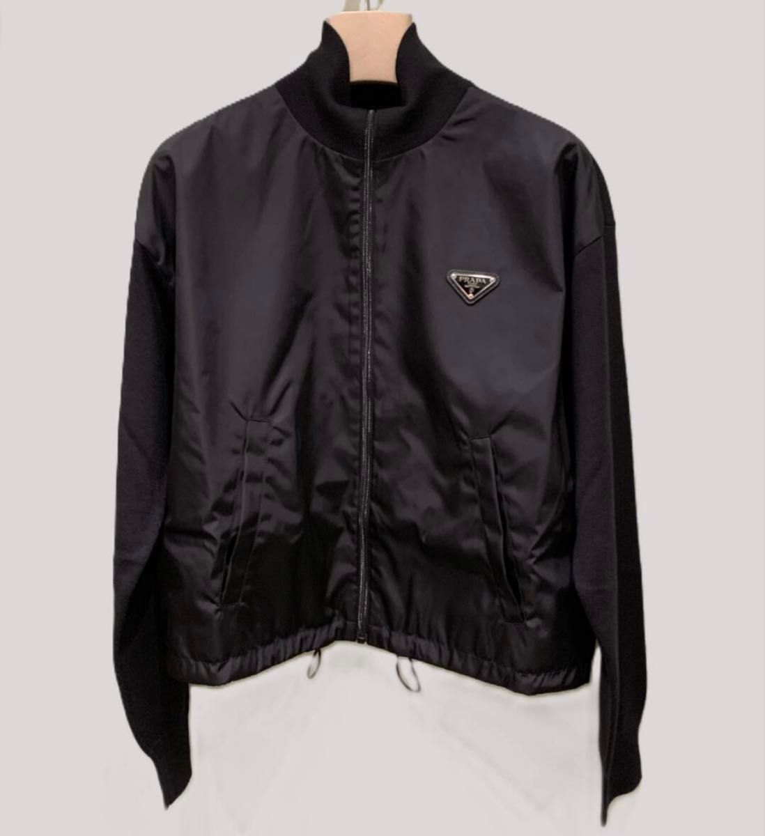新品 タグ付き PRADA プラダ ナイロン&ウール ジップ ジャケット