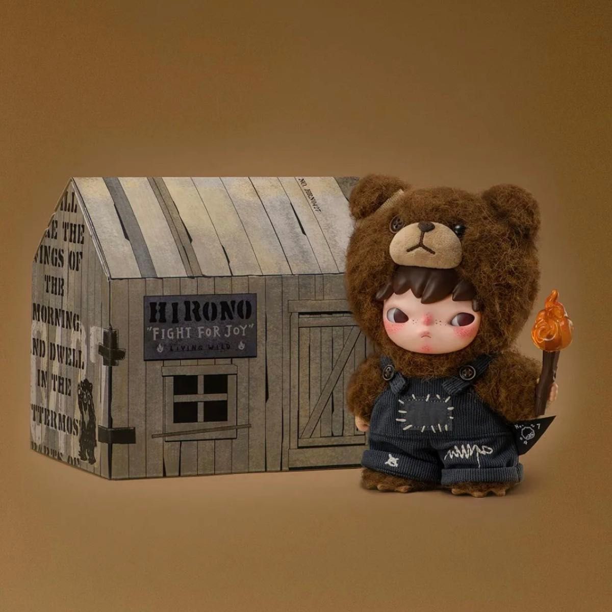 BTS V【テテ愛用】Hirono Living Wild Fight forJoy ぬいぐるみ 正規品