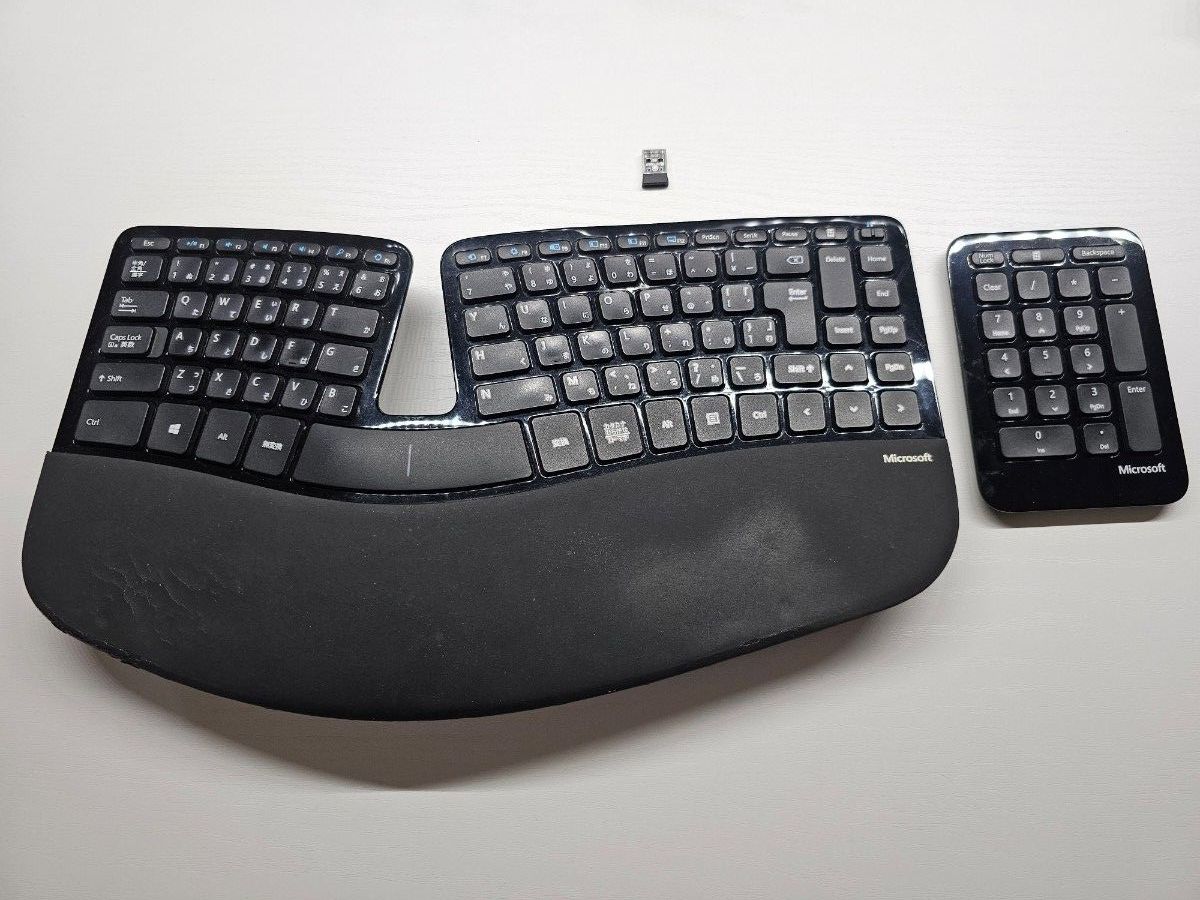 Microsoft Sculpt Ergonomic キーボード+テンキー スカルプト