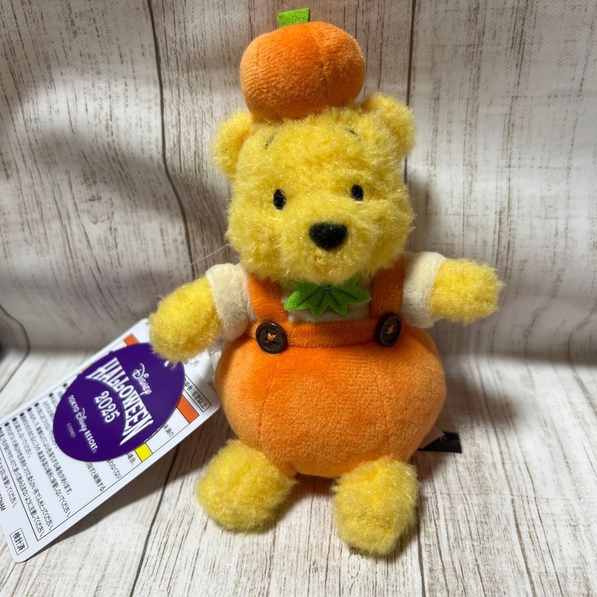 TDRディズニーハロウィン2025 くまのプーさん ぬいぐるみバッジ ぬいば