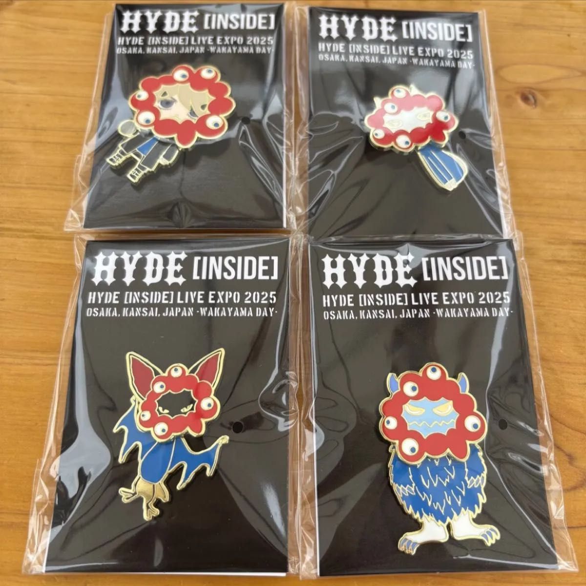 万博 EXPO2025 ミャクミャク なりきりゆらゆらピンバッジセット ピンズ