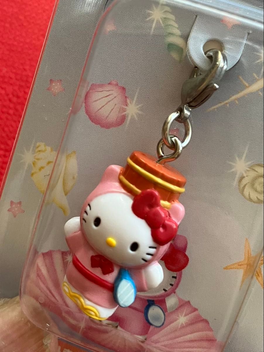 ハローキティ ご当地 三重 伊勢志摩 海人 ファスナーマスコット ご当地